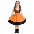 thumbnail image 3 of Kiijoy Girls Short Sleeve Oktoberfest Dress & Apron Role Play 2Pcs Dress Outfit, 3 of 6