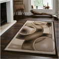 thumbnail image 3 of MDA Home Glamour Dark Brown/Black Polypropylene Area Rug - 5'2" x 7'5", 3 of 4