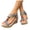 Sky Blue, variant on Women's Cork Footbed Platform Sandals Boho Fashion Beaded Woven Strappy Sandals Summer Open Toe Slingback Dress Shoes Beige Size8.5