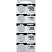 Energizer CR2016 3V Lithium Coin Cell Battery (5 Count)