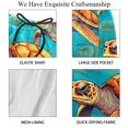 thumbnail image 4 of luoweisi Men's Beach Shorts Quick Dry Swim Trunks with Mesh Lining Sea Turtle L, 4 of 5