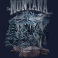 thumbnail image 2 of Trust The Universe Montana Vintage Graphic T-shirt, Cotton, Size S-2XL, 2 of 4