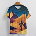 thumbnail image 5 of Beach Desert At Night T Shirts Abstract Nature Street Wear T-Shirt Women Short-Sleeve Hip Hop Oversize Tee Shirt Graphic, 5 of 7