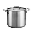thumbnail image 2 of Tramontina Gourmet 12-Quart Tri-Ply Base Stainless Steel Stock Pot with Lid, Induction Ready, Dishwasher-Safe, 2 of 3