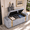 Grey, variant on Modern Storage Bench, Upholstered Ottoman Bench with Hidden Storage, Velvet Bed End Bench, Entryway Shoe Bench for Living Room Bedroom, Grey