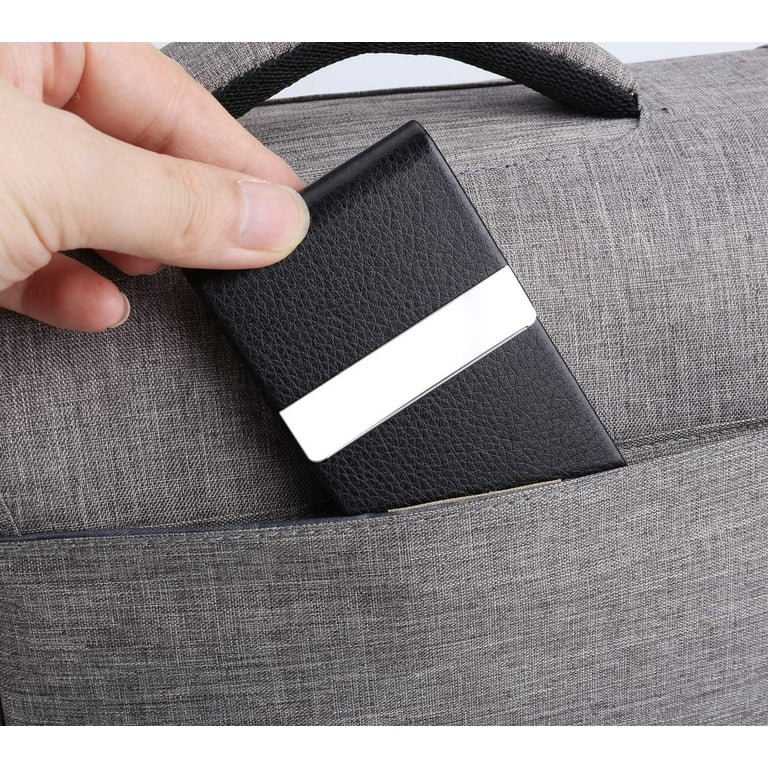 Porte Carte De Visite En Cuir Mince Conception De Fermeture Magnétique, Casse De Cartes De Nom Portable Pour Les Professionnels Du 887,2 € | DHgate