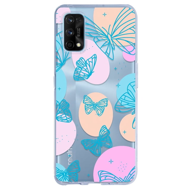 Funda Antigolpes para Oppo Realme 7 Pro InstaCase Case Mariposas con Manchas
