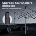 thumbnail image 5 of Quictent 10'x10' Heavy Duty Pop up Canopy Tent with Sidewalls and Awning, Easy up Commercial Gazebo Canopies, Pink, 5 of 8