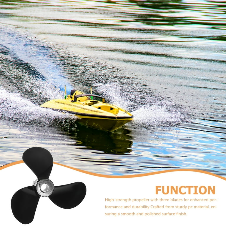 Three Blade Propeller Remote Control Boat Rc Boat Parts Cargo Ships Rc Boat Propeller Shaft Boat Supplies Walmart