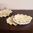 thumbnail image 2 of Saro Lifestyle 401.CH15R 15 in. Plaza Round Ruffled Champagne Placemats - Champagne, Set of 4, 2 of 3