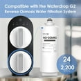 thumbnail image 2 of Waterdrop WD-G2MRO Filter, Replacement for WD-G2-B, WD-G2-W Reverse Osmosis System, 2-year Lifetime, 2 of 6