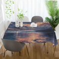 thumbnail image 3 of Yayeee Tablecloths 54" x 54" Rectangle Wrinkle Resistant Party Table Cover, Ethereal Mountain, 3 of 8