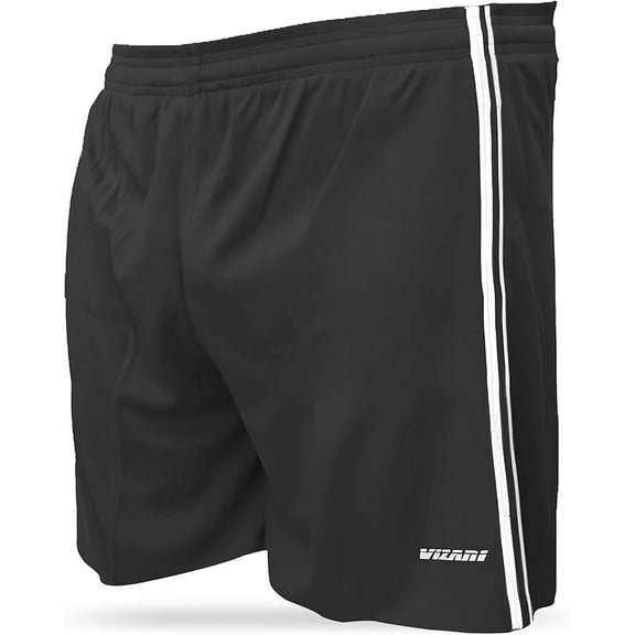 Vizari Athletic Shorts for Adult | Breathable Polyester Perfect for Soccer, Gym, Running, and Sports Play