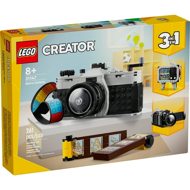 ドラマなど撮影用コレクターズグッズ　3点セット LEGO Retro Camera 3-in-1 | STEM blocks for childcare centers