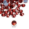 thumbnail image 2 of Uxcell 2880 Pcs Hotfix Rhinestones Flatback Crystal Glass Gems SS10 2.9mm Red, 2 of 5