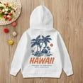 thumbnail image 3 of Tiijoy Little Girls Hawaii Hoodie Casual Graphic Hooded Pullover Sweatshirt, Sizes 5-6, 3 of 5