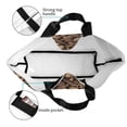 thumbnail image 4 of Fotbe Brown Camouflage Skull Bolsa Tote Estética de Lona con Estampado para Mujer - Bolsa Reutilizable de Hombro Casual para Vacaciones, Compras, Trabajo y Gimnasio, 4 of 8