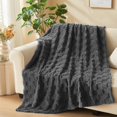 thumbnail image 3 of Throw Blanket, Fluffy Faux Fur Blanket For Bed Sofa Couch, Soft Cosy Warm Thick, 3 of 9