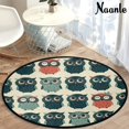 thumbnail image 5 of FREEAM Owl Anti Fatigue Round Area Rug, Owl Non Slip Absorbent Comfort Round Rug Floor Carpet for Entryway Living Room Bedroom Sofa Home Decor, 3' in Diameter, 5 of 7