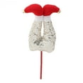 thumbnail image 2 of FVDPWYE Christmas Elf Leg Pick Farmhouse Wreath Party Lawn Plush Stuffed Tree Topper Champagne Sequins, 2 of 9
