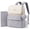 Grey, variant on LOVEVOOK Diaper Bag Backpack, Baby Travel Bags for Boys & Girl, Toddler Waterproof Diaper Bag w/Changing Pad (Beige khaki, 15.6''-Small)