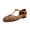Brown, variant on Quaouag Closed Toe Flat Sandals Women 2025 Comfortable Ankle Strap Strappy Sandals Casual Dressy Summer Gladiator Sandals