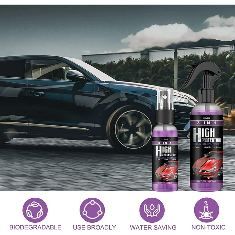  3 in 1 high Protection Fast car Ceramic Coating Spray