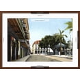 thumbnail image 5 of Art.com Central Park and Canal Building, Panama City, Panama, C1920S Giclee Print, Brown Frame Wall Art, 29" x 21", 5 of 5