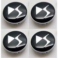 thumbnail image 1 of Queilt 4 x 60mm ABS Plastic 3D Hub Covers Center Caps Hubcaps, 1 of 5