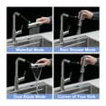 thumbnail image 5 of 360° Pull-Down Kitchen Faucet with 4 Spray Modes, Brushed Nickel, 5 of 8