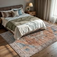 thumbnail image 5 of GLN Rugs Petra - Indoor, Machine Washable Area Rug 9'x12' Turkish Terra Home Carpet, 5 of 8