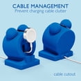 thumbnail image 3 of VallexMall iWatch Stand for Apple Watch Charger Stand Series Ultra 9/8/7/6/Se/5/4/3/2/1 Сute Silicone Apple Watch Holder Supports Nightstand Mode Charging Dock Accessories [Charger Not Included], 3 of 8