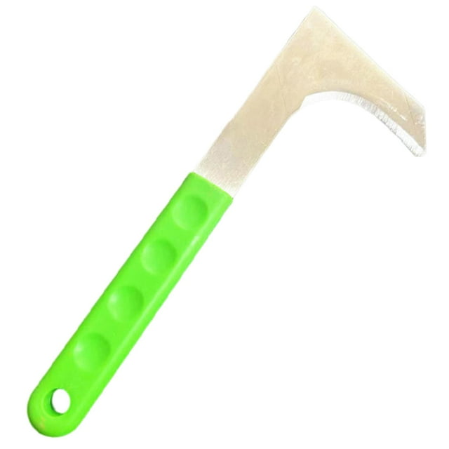 Almencla Garden Weeder Gardening Hand Tool Plant Remover Tool Garden Weeding Removal Tool Sickles Green