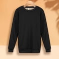 thumbnail image 4 of WEAIXIMIUNG Chandails en Molleton d'Automne pour Femmes Mode 2024 Chandails en Molleton Unis Automne et Hiver Chauds en Laine d'Agneau Col Rond Manches Longues, 4 of 8