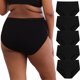 thumbnail image 1 of Calzoncillos de cintura alta de algodón de talla grande de Underwear INNERSY, paquete de 5, 1 of 6