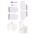 thumbnail image 3 of Juego De Calcetines Con Guantes De Cera, Cepillo De Fibra, Espátula De Silicona, Cera De Parafina, Cubierta Para Manos Y Pies, 100 Unidades, Guantes Desechables, Solidez, 3 of 7