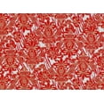 thumbnail image 2 of Zelouf Baroque Batik Diagonal Weave Twill  , Sewing, DIY, Crafts Fabric by the Yard, 812 Orange/tan, 10 Yard, 2 of 2