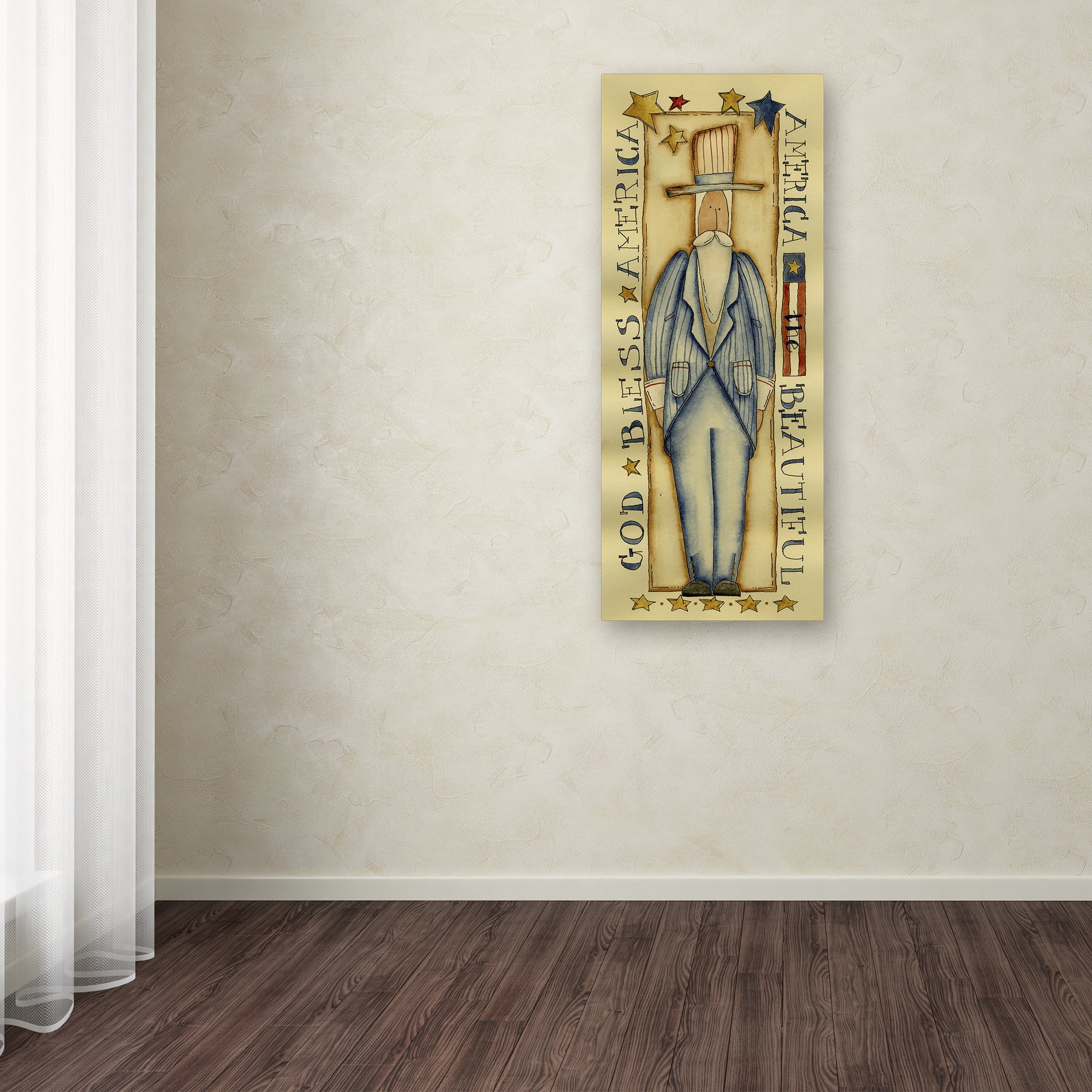 Trademark Fine Art 'America' Canvas Art by Maureen Lisa Costello
