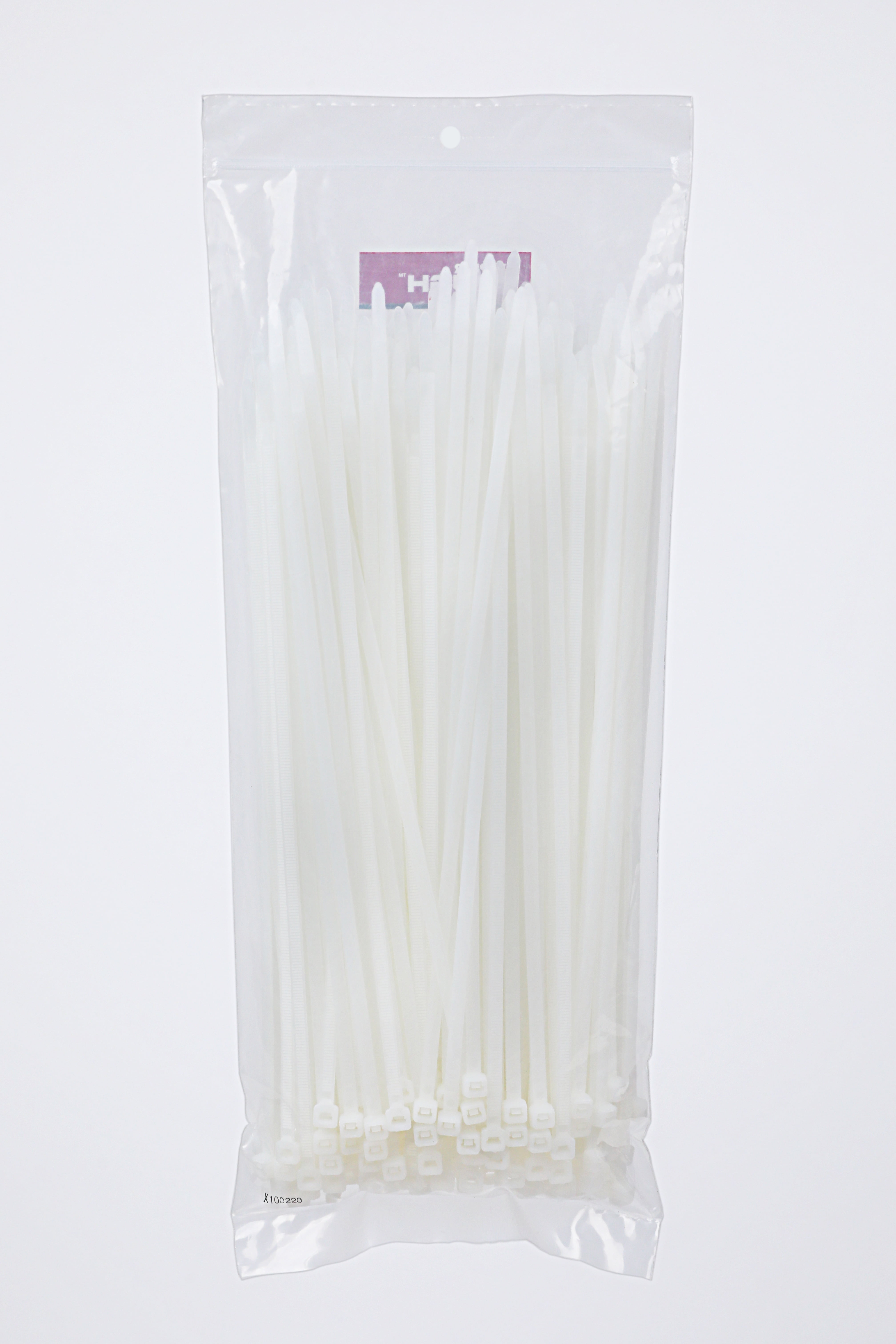 (2 pack) Hyper Tough 11inch Cable Tie Natural 250Pcs