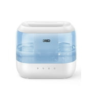 Dreo Humidifier for Bedroom, Quiet 4L Cool Mist Top-Fill Ultrasonic Humidifiers With Essential Oils, LED Display With Night Light, Touch Control, Auto Shut-Cff, Blue