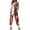 25#Vermilion, variant on Spring Summer Plus Size Boho Overalls for Women Hippie Cloth Floral Printed Jumpsuits Spaghetti Strap Rompers
