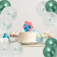 thumbnail image 4 of Unique Bargains 10Pcs Latex Party 12 Inch Round Helium Balloons Green, 4 of 6