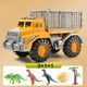 thumbnail image 1 of Juguetes de dinosaurios CUTICAT transporte de camiones Amarillo 3 piezas, 1 of 5