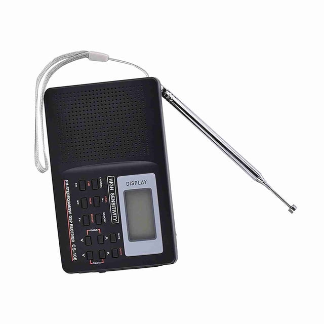 Radio AM, Radio SW, Fonction de Rétroéclairage Automatique pour Course camping Marche en Extérieur