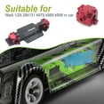 thumbnail image 3 of Metal Front Rear Gearbox 1:28 Crawler Car Housing Cover Shell Model Upgrade Parts Replacement for Wltoys 284131 K979 K989 K999 Red, 3 of 6