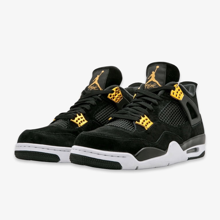 2017 Nike Air Jordan 4 IV Retro Royalty Black Gold 308497-032 Mens Size 8.5 Size 11 - Air Jordan 4 Retro Royalty 2017 Black Gold 308497  main image 4