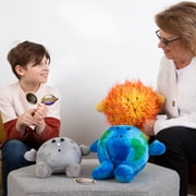 Celestial Buddies Earth, Moon, and Sun Buddy Stuffed Planet Plush Solar System Toy - Educational Science & Space Learning, Soft & Cuddly, Ages 0+