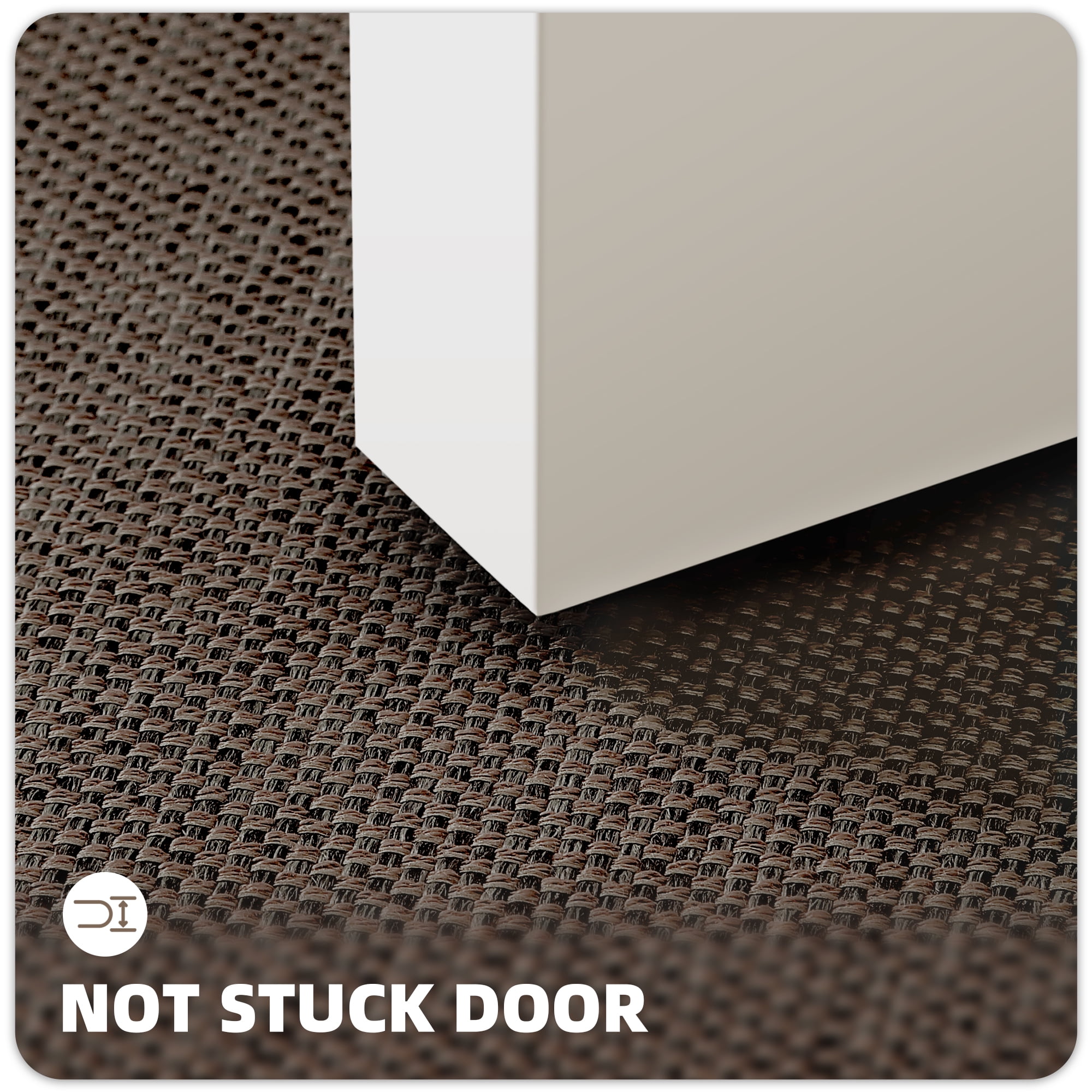 PABUBE Indoor Doormat 22" x 31", Non Slip Door Mats for Inside Washable, Front Door Entry Rug for Entryway Indoor, Dirt Trapper Absorbent Welcome Floor Mats for Home Indoor, Brown