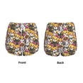 thumbnail image 3 of Balery Cute Cat Pantalones cortos deportivos para mujer con forro y dos bolsillos, elásticos, para entrenamiento, gimnasio, yoga-Large, 3 of 7