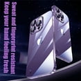 thumbnail image 4 of Compatible with iPhone Case,Luxury Electro Plated Frameless Crystal Clear Hard PC Camera Lens Protective,Ultra Thin Slim Fit Shockproof Cover Phone Case (Silver,iPhone 16 Pro Max), 4 of 6